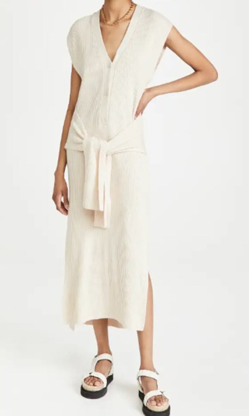 Jonathan Simkhai Annette Loungewear Henley Dress